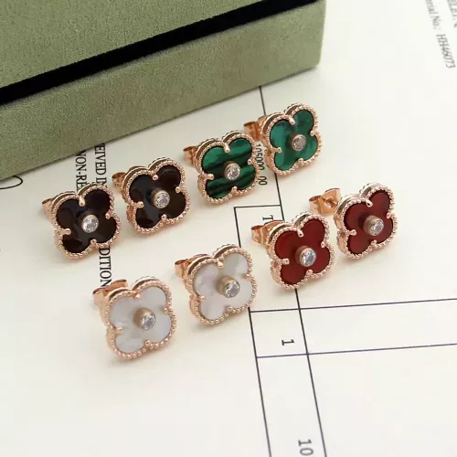 Replica Van Cleef & Arpels Earrings For Women #1302037 $27.00 USD for Wholesale