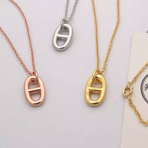 Replica Hermes Necklaces #1302345 $27.00 USD for Wholesale