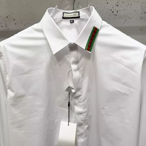 Replica Gucci Shirts Long Sleeved For Men #1302510 $64.00 USD for Wholesale