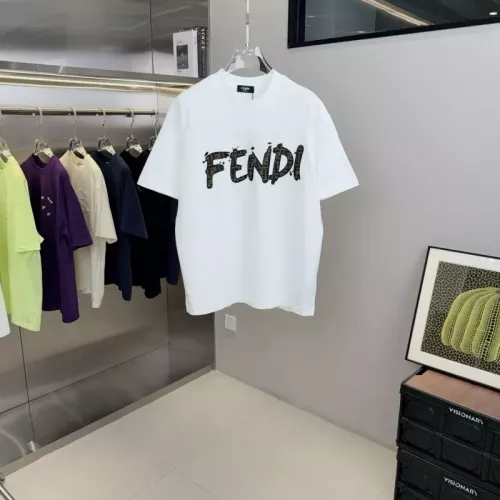 Cheap Fendi T-Shirts Short Sleeved For Unisex #1302617, $$41.00 USD On Fendi T-Shirts