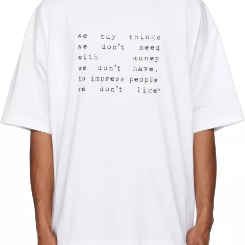 Cheap VETEMENTS T-Shirts Short Sleeved For Unisex #1302833, $$38.00 USD On VETEMENTS T-Shirts