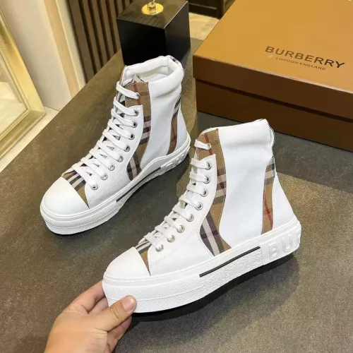 Replica Burberry High Tops Shoes For Men #1302883 $105.00 USD for Wholesale