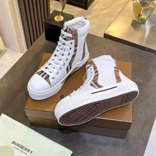 Replica Burberry High Tops Shoes For Women #1302884 $105.00 USD for Wholesale