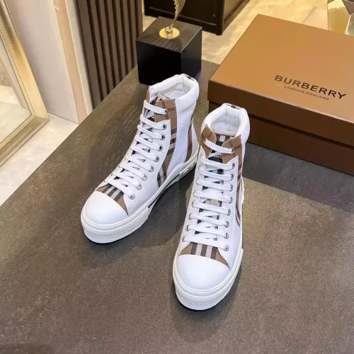 Replica Burberry High Tops Shoes For Women #1302884 $105.00 USD for Wholesale