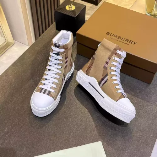 Replica Burberry High Tops Shoes For Women #1302886 $105.00 USD for Wholesale