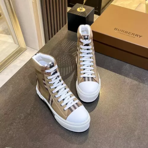 Replica Burberry High Tops Shoes For Women #1302886 $105.00 USD for Wholesale