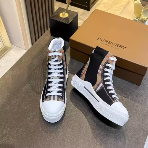 Replica Burberry High Tops Shoes For Men #1302887 $105.00 USD for Wholesale