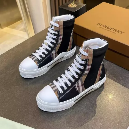 Replica Burberry High Tops Shoes For Men #1302887 $105.00 USD for Wholesale