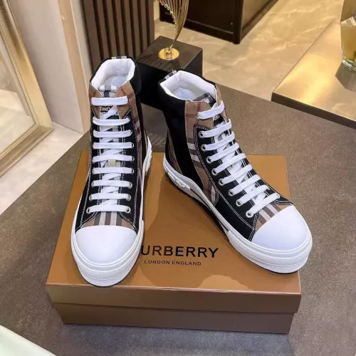 Replica Burberry High Tops Shoes For Men #1302887 $105.00 USD for Wholesale