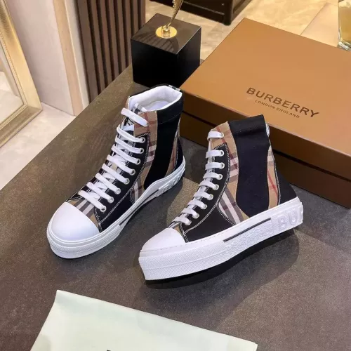 Replica Burberry High Tops Shoes For Women #1302888 $105.00 USD for Wholesale