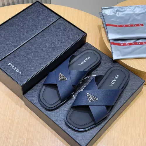 Replica Prada Slippers For Men #1302913 $92.00 USD for Wholesale