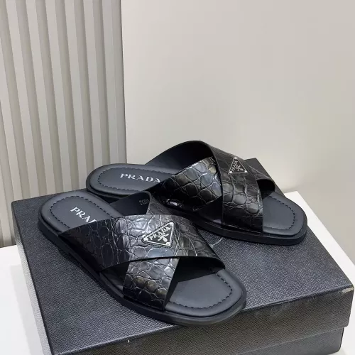 Replica Prada Slippers For Men #1302932 $92.00 USD for Wholesale