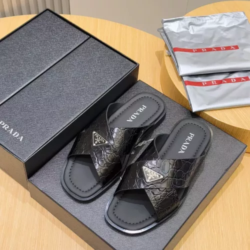 Replica Prada Slippers For Men #1302932 $92.00 USD for Wholesale