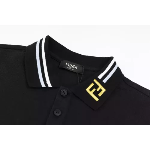 Replica Fendi T-Shirts Short Sleeved For Men #1302981 $40.00 USD for Wholesale