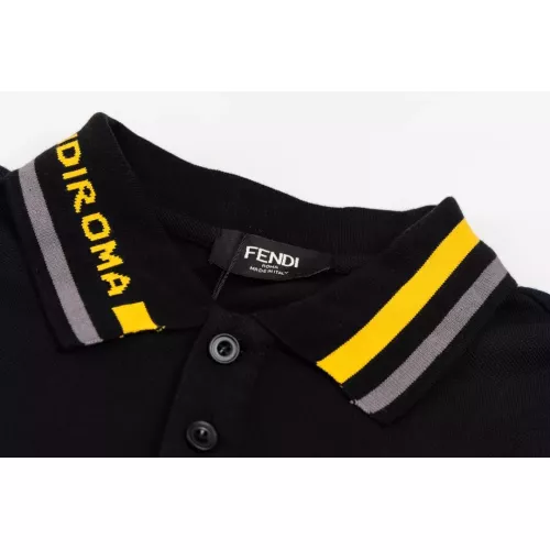 Replica Fendi T-Shirts Short Sleeved For Men #1302985 $40.00 USD for Wholesale