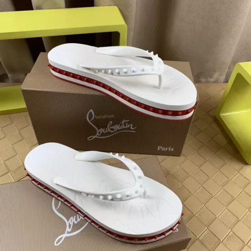 Cheap Christian Louboutin CL Slippers For Men #1303022, $$64.00 USD On Christian Louboutin CL Slippers