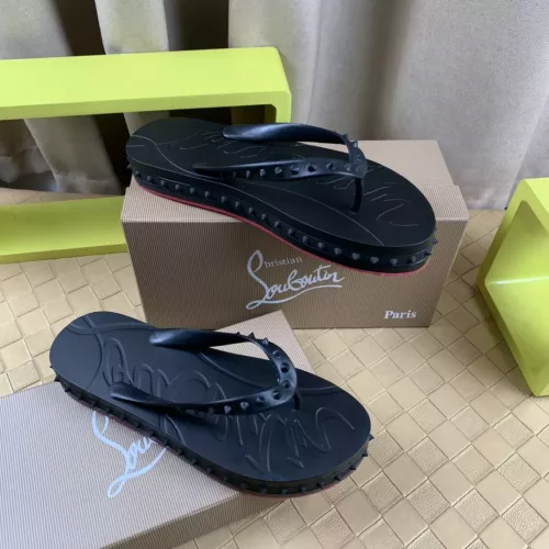 Cheap Christian Louboutin CL Slippers For Men #1303023, $$64.00 USD On Christian Louboutin CL Slippers