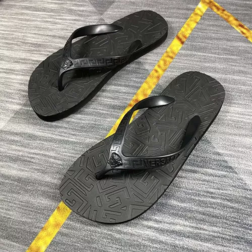 Replica Versace Slippers For Men #1303045 $45.00 USD for Wholesale