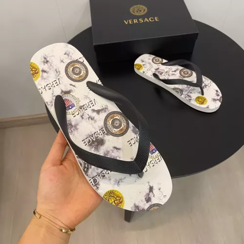 Replica Versace Slippers For Men #1303129 $48.00 USD for Wholesale