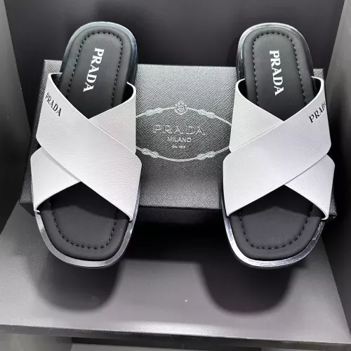 Replica Prada Slippers For Men #1303191 $52.00 USD for Wholesale