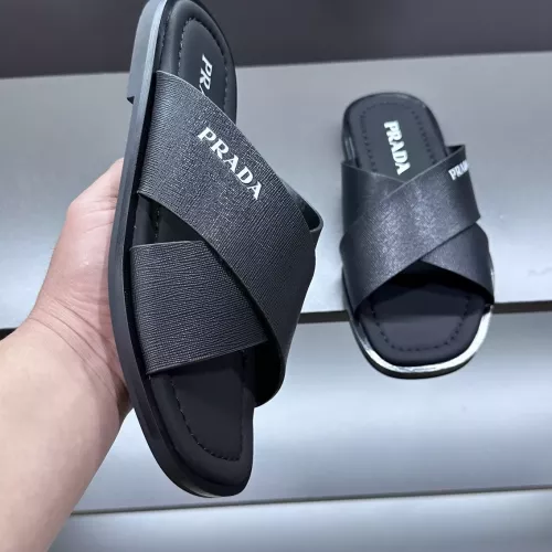 Replica Prada Slippers For Men #1303201 $52.00 USD for Wholesale