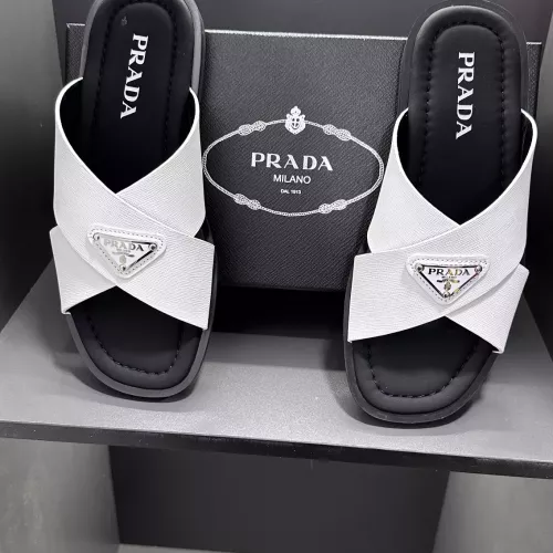 Replica Prada Slippers For Men #1303203 $52.00 USD for Wholesale