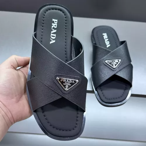 Replica Prada Slippers For Men #1303204 $52.00 USD for Wholesale