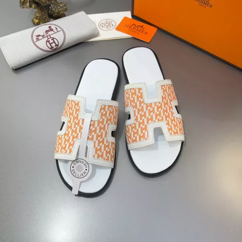 Replica Hermes Slippers For Men #1303264 $48.00 USD for Wholesale