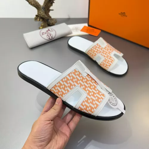 Replica Hermes Slippers For Men #1303264 $48.00 USD for Wholesale