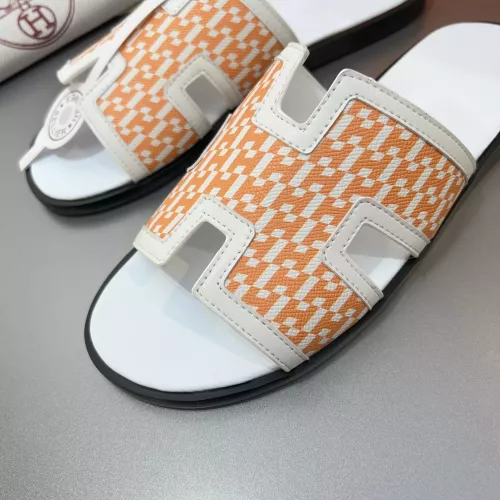 Replica Hermes Slippers For Men #1303264 $48.00 USD for Wholesale