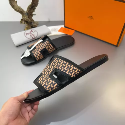 Replica Hermes Slippers For Men #1303265 $48.00 USD for Wholesale