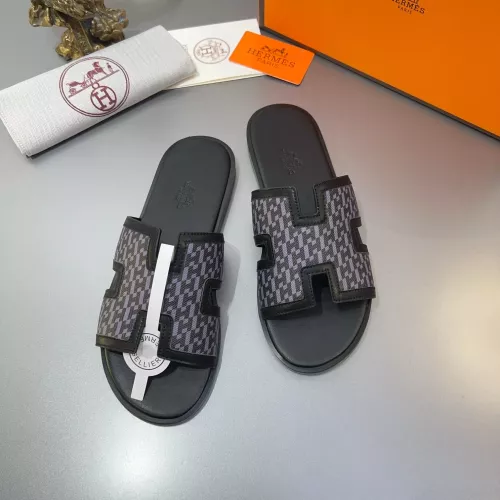 Replica Hermes Slippers For Men #1303266 $48.00 USD for Wholesale