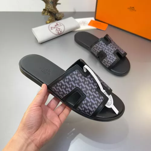 Replica Hermes Slippers For Men #1303266 $48.00 USD for Wholesale