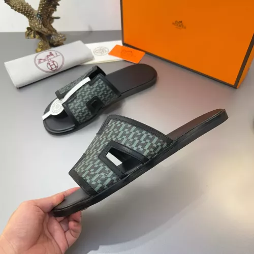 Replica Hermes Slippers For Men #1303267 $48.00 USD for Wholesale