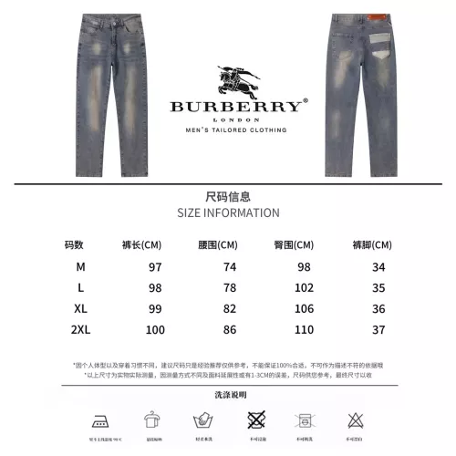 Replica Burberry Jeans For Men #1303268 $48.00 USD for Wholesale