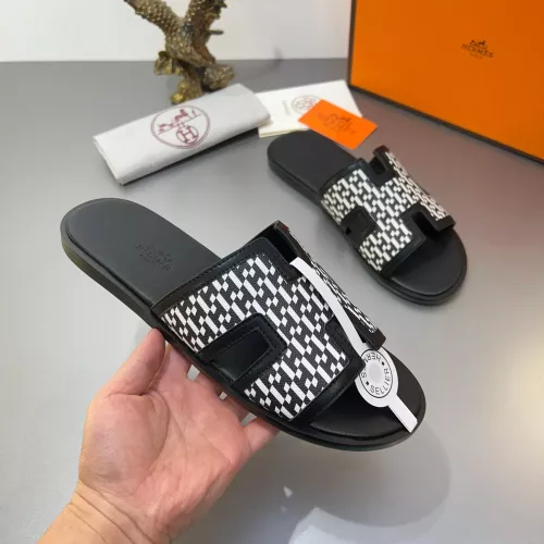 Replica Hermes Slippers For Men #1303270 $48.00 USD for Wholesale