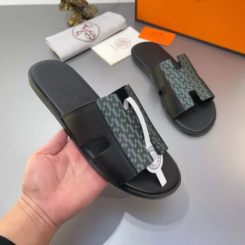 Replica Hermes Slippers For Men #1303273 $48.00 USD for Wholesale