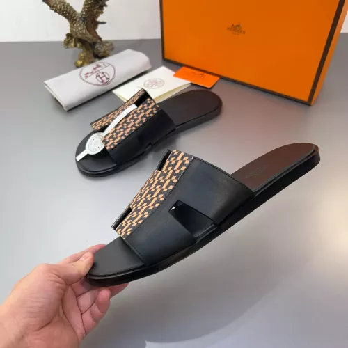 Replica Hermes Slippers For Men #1303275 $48.00 USD for Wholesale