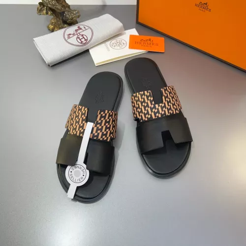 Replica Hermes Slippers For Men #1303283 $48.00 USD for Wholesale