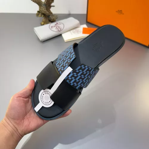 Replica Hermes Slippers For Men #1303286 $48.00 USD for Wholesale