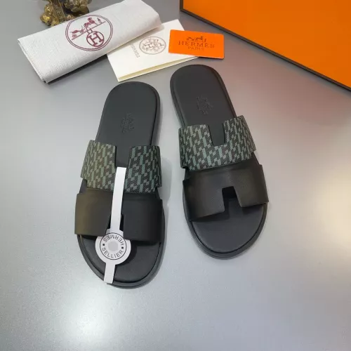 Replica Hermes Slippers For Men #1303288 $48.00 USD for Wholesale