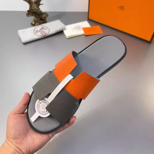 Replica Hermes Slippers For Men #1303301 $48.00 USD for Wholesale