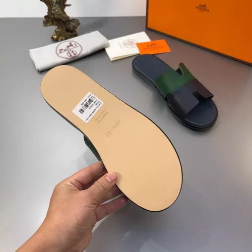 Replica Hermes Slippers For Men #1303302 $48.00 USD for Wholesale