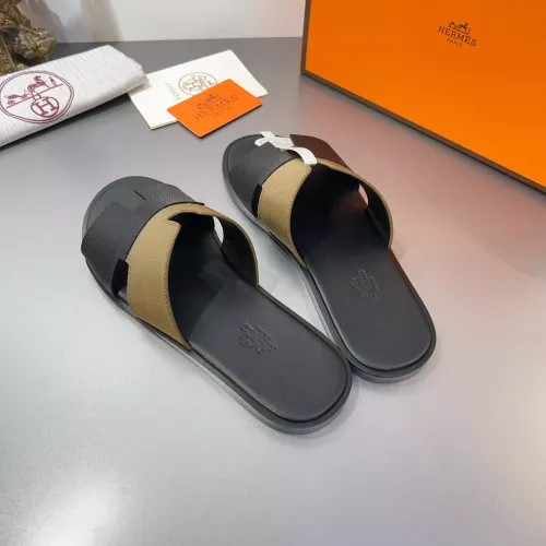 Replica Hermes Slippers For Men #1303306 $48.00 USD for Wholesale