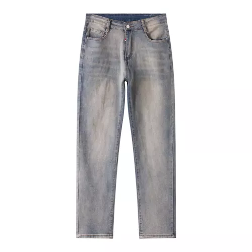 Replica Thom Browne TB Jeans For Men #1303396 $48.00 USD for Wholesale