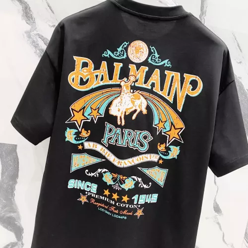 Replica Balmain T-Shirts Short Sleeved For Unisex #1303487 $41.00 USD for Wholesale