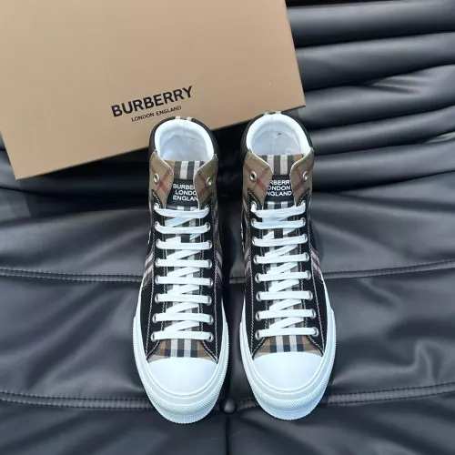 Replica Burberry High Tops Shoes For Men #1303528 $82.00 USD for Wholesale