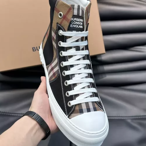 Replica Burberry High Tops Shoes For Men #1303528 $82.00 USD for Wholesale