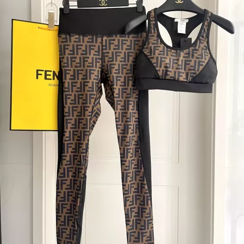 Cheap Fendi Yoga Tracksuits Sleeveless For Women #1310118, $$42.00 USD On Fendi Tracksuits