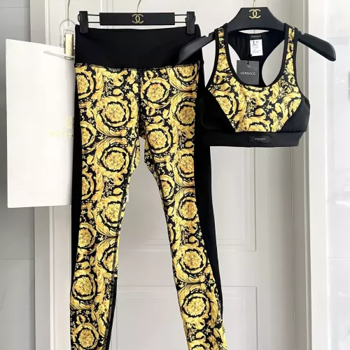 Cheap Versace Yoga Tracksuits Sleeveless For Women #1310119, $$42.00 USD On Versace Tracksuits